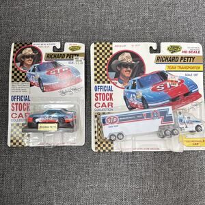 Vtg Road Champs Richard Petty 43 Racing Team Transporter Truck Diecast Stock Car